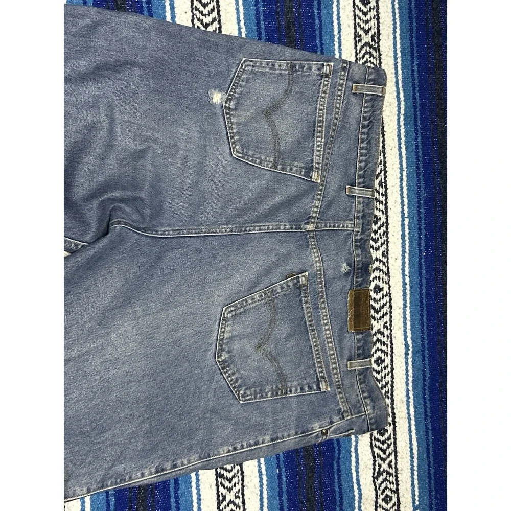 Vintage 540 Bronze Copper Brown Tab Levi's Jeans 48 x 34 Relaxed Fitlue Denim